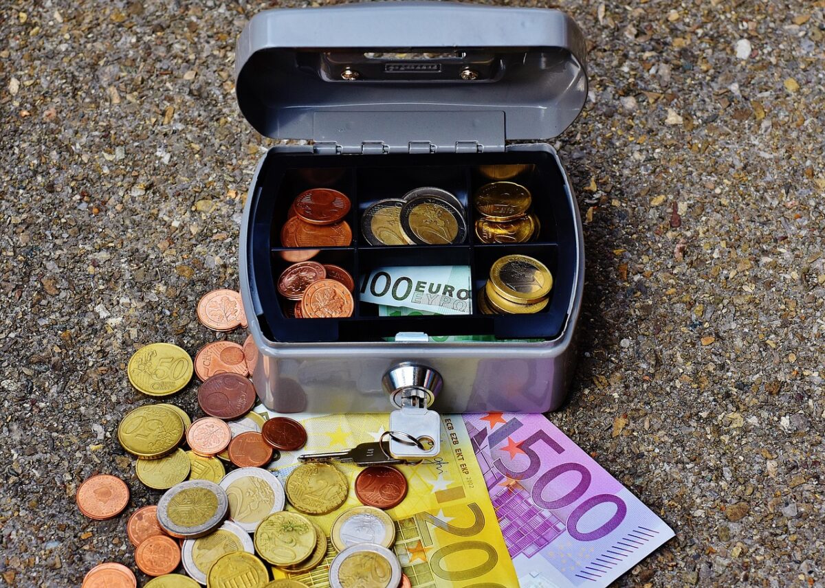 cashbox, money, currency, cash box, finance, money box, euro, cash