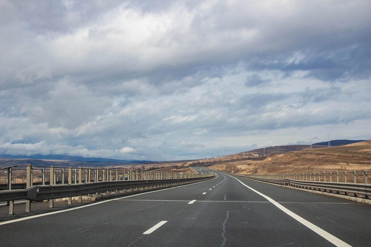 motorway, highway, road, travel, landscape, transylvania, romania